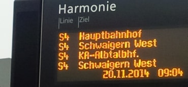 S-Bahnhalt Harmonie